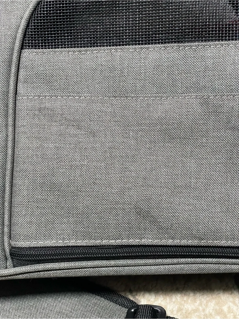 EliteField Gray & Black Soft Fabric Pet Carrier for Cats & Small Dogs